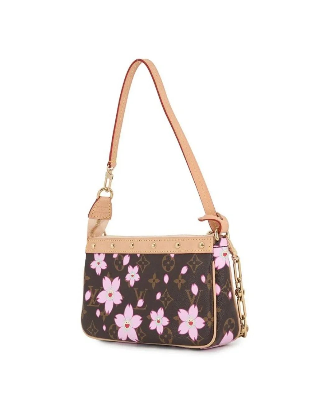 Louis Vuitton Handbag Monogram Cherry Blossom LV TM Pochette Accessoire Pouch